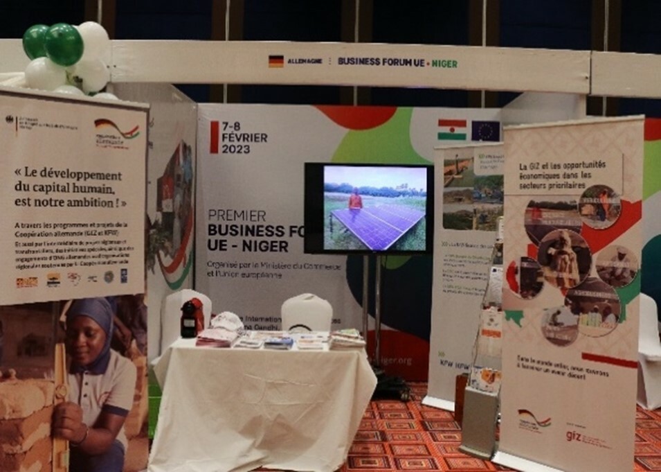 The German Pavilion at the Business Forum.