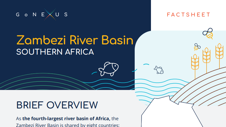 Factsheet // Zambezi River Basin | Nexus - The Water, Energy & Food ...