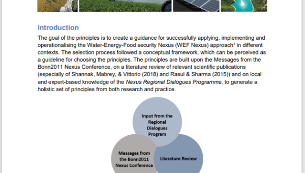 Nexus Regional Dialogues Programme | Nexus - The Water, Energy & Food ...
