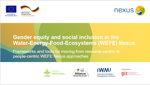 News | Nexus - The Water, Energy & Food Security Resource Platform